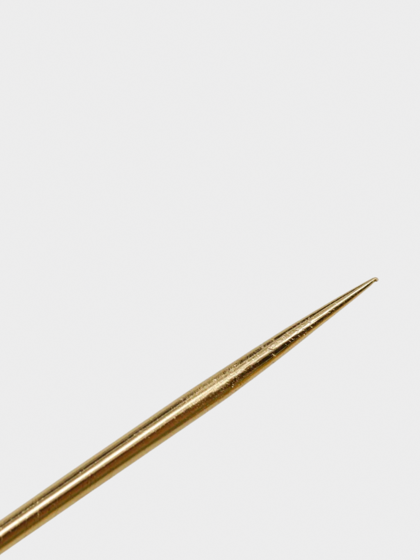 Chanel 2000s Logo Rhinestoned Safety Pin Brooch