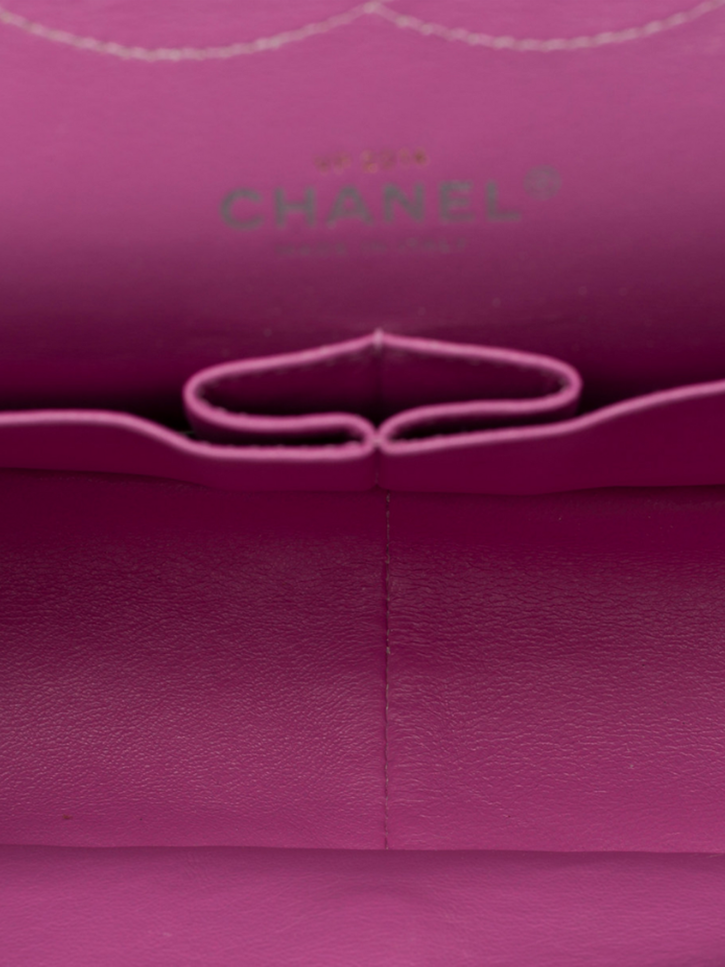 Chanel 2010s Purple Quilted Lambskin Leather Jumbo Classic Double Flap Bag