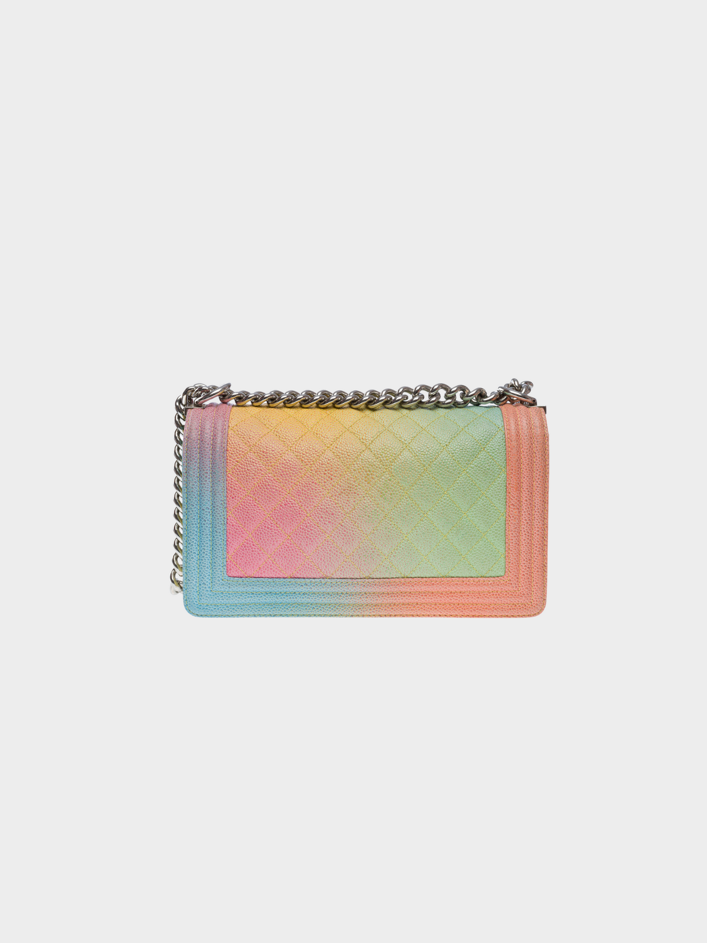 Chanel by Karl Lagerfeld Resort 2017 Rainbow Caviar Coco Cuba Small Boy Flap Bag