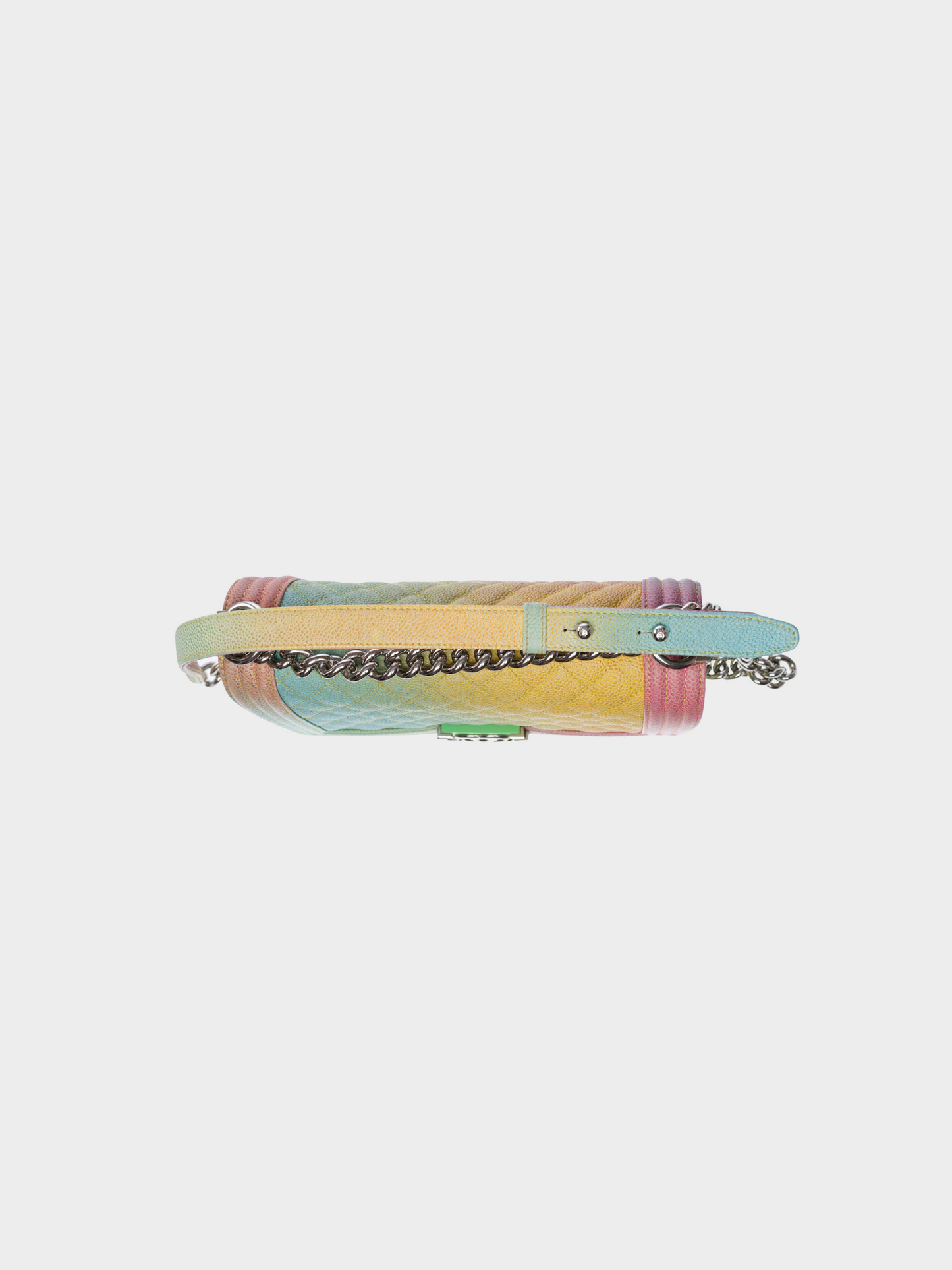 Chanel by Karl Lagerfeld Resort 2017 Rainbow Caviar Coco Cuba Small Boy Flap Bag