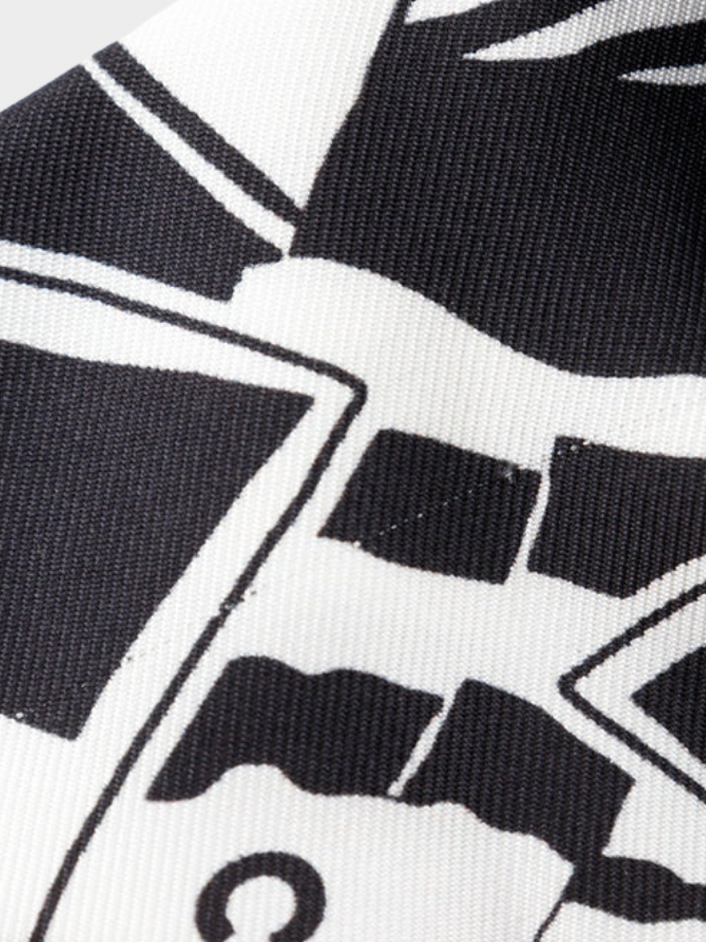 Chanel 2010s Black and White Ribbon Scrunchie