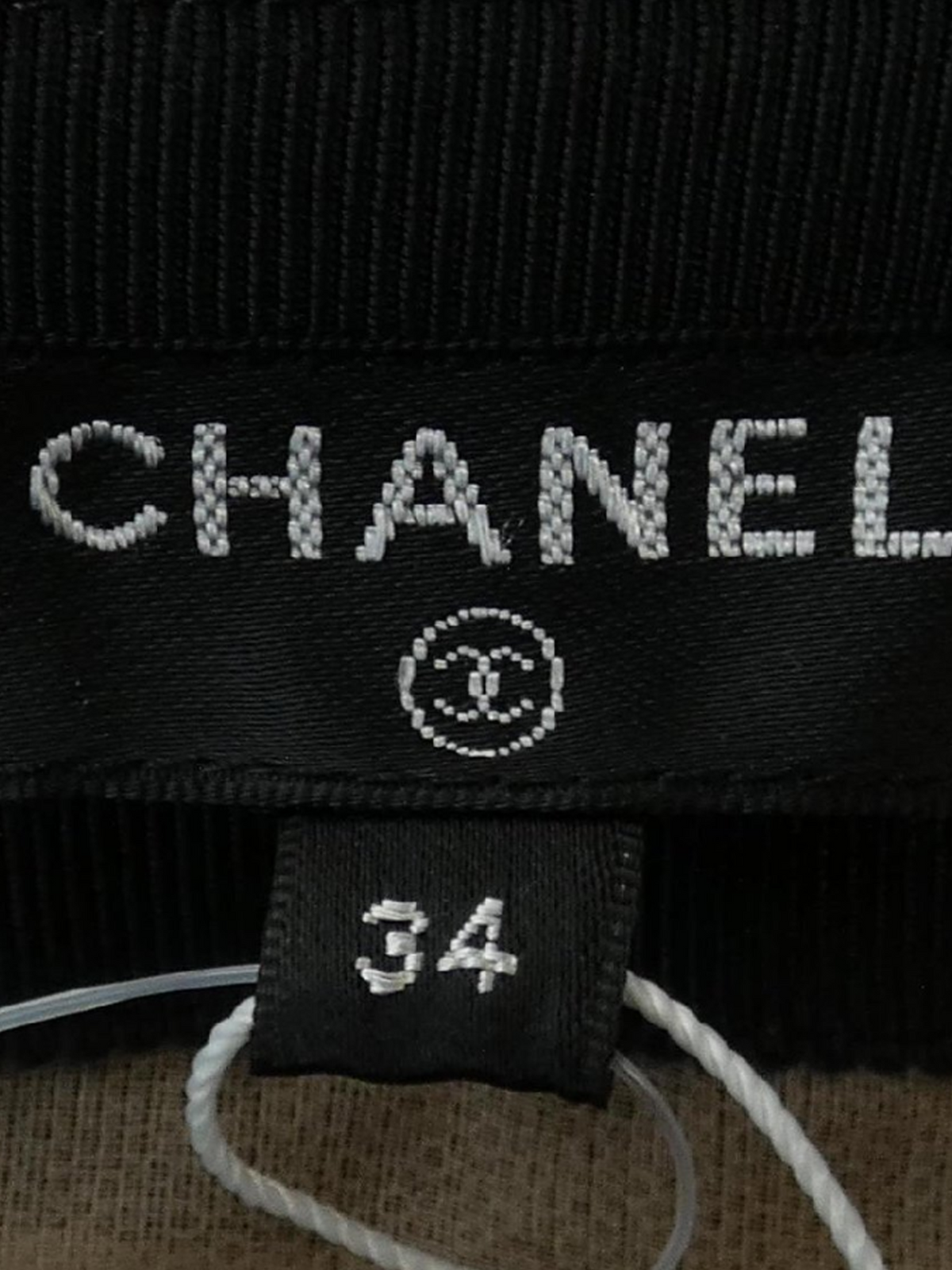 Chanel 2000s Black Lace Midi Skirt