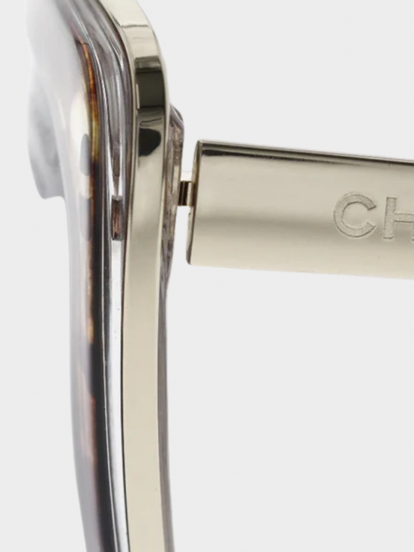 Chanel 2000s Brown Butterfly-frame Sunglasses