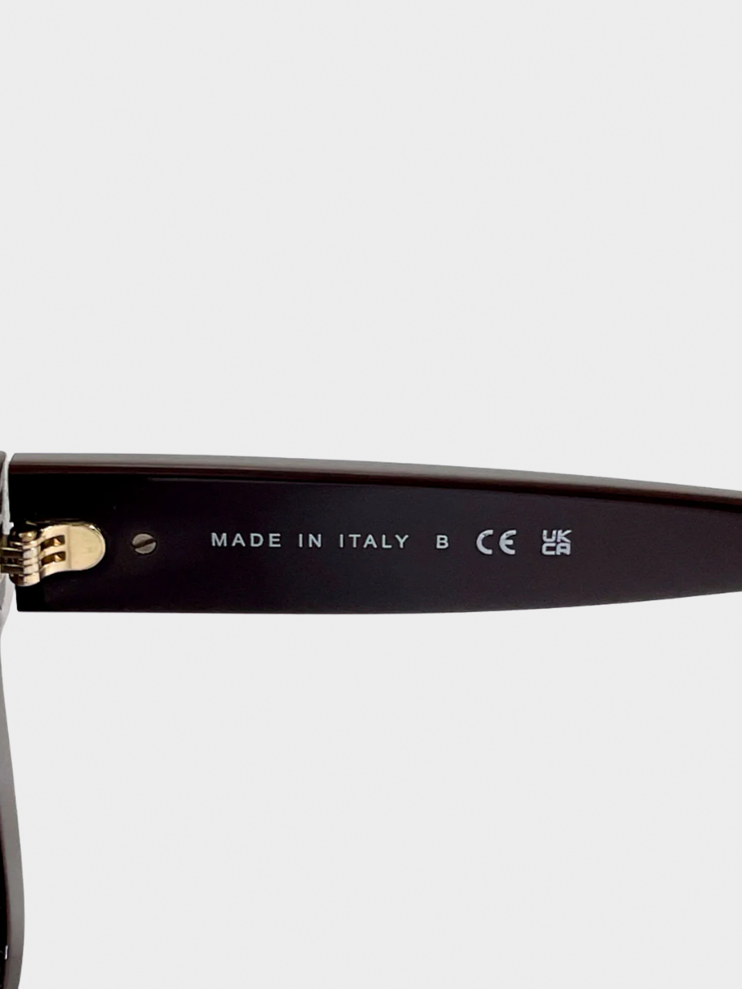 Chanel 2000s Brown Heart Sunglasses