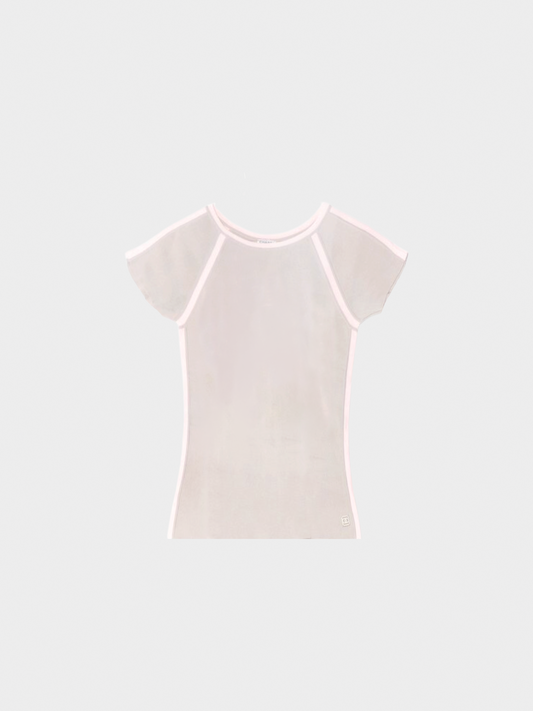 Chanel Sports 2000s Grey Cotton Short Sleeve Shirt