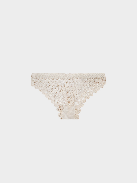 Chloe 2000s Beige Crochet Underwear