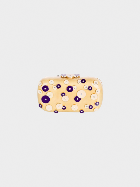 Yves Saint Laurent by Tom Ford 2000s Gold Enamel Clutch Bag