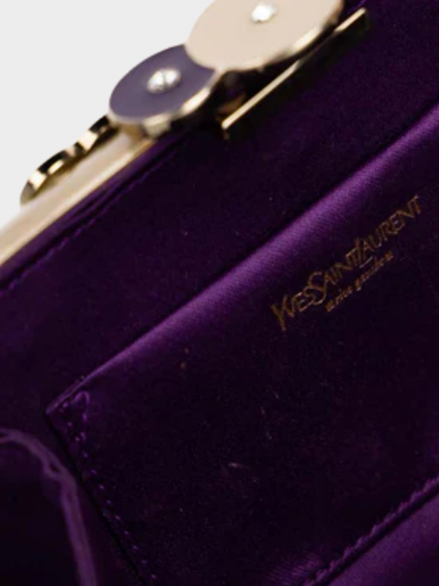 Yves Saint Laurent by Tom Ford 2000s Gold Enamel Clutch Bag