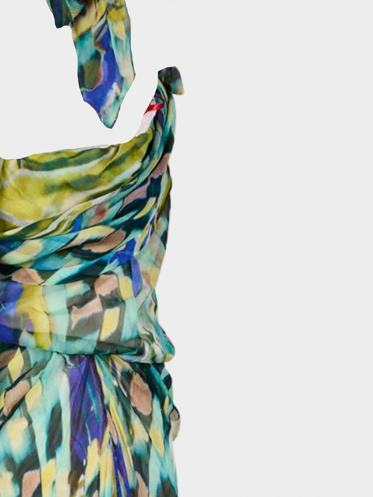 Christian Lacroix Contemporary 2000s Multicoloured Silk Dress