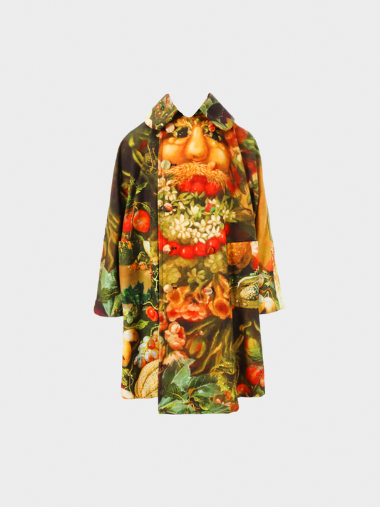 Comme des Garçons SS 2018 Fruit Print Coat