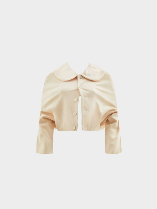 Comme des Garçons FW 2005 Beige “Broken Bride” Wedding Blazer
