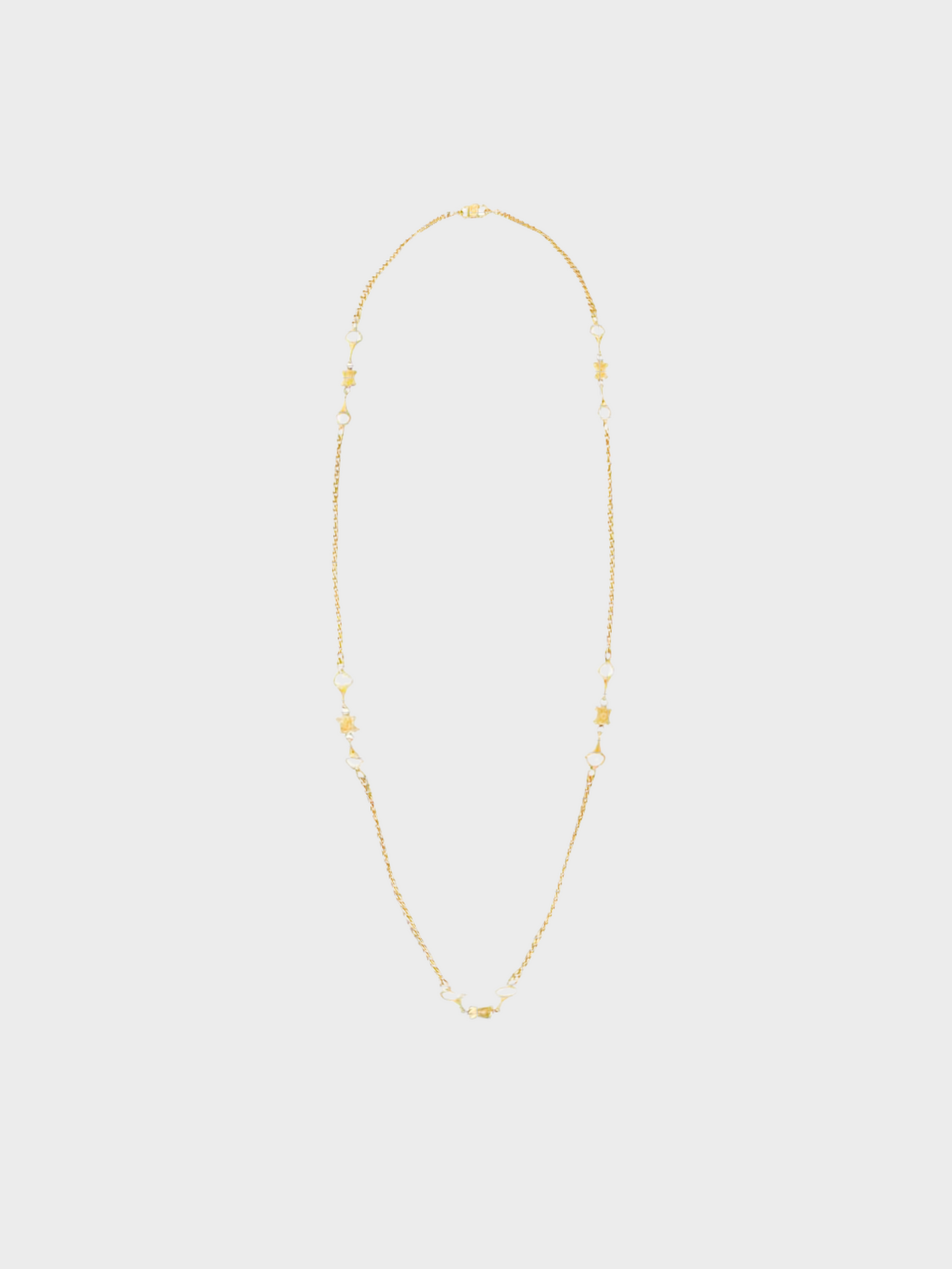 Celine 1990s Triomphe Chain-Link Necklace