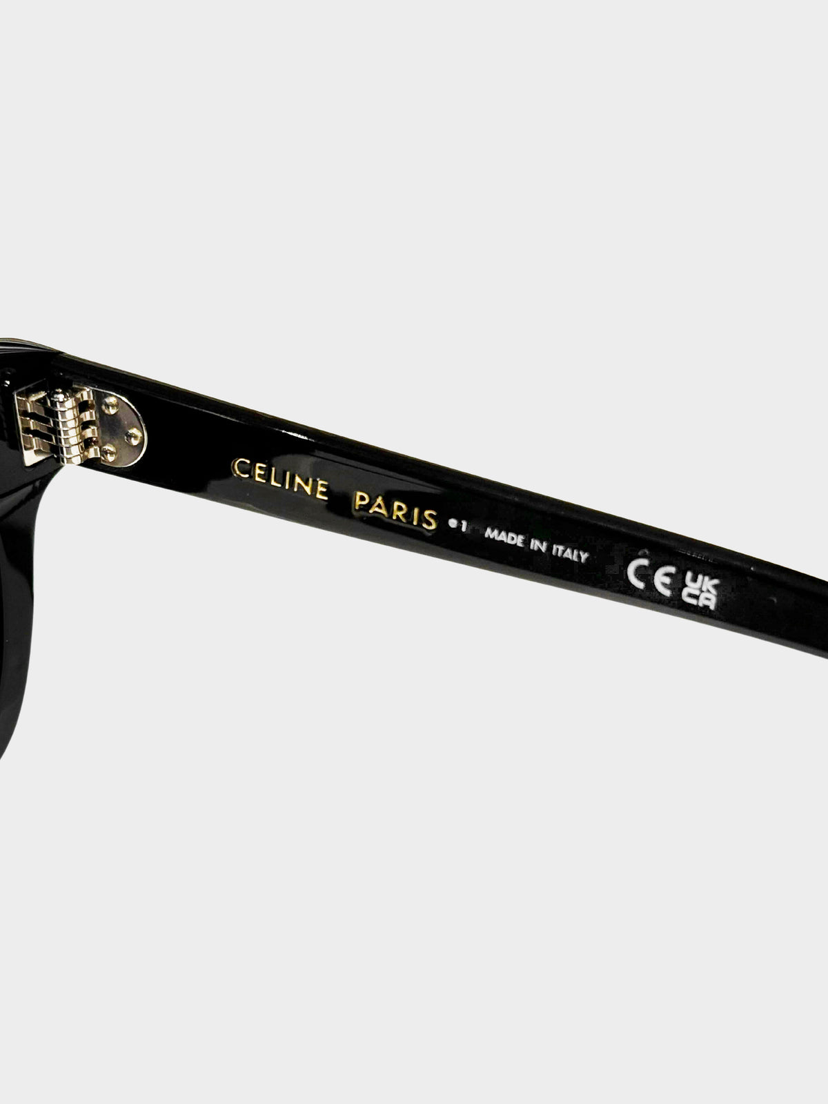 Celine 2020s Black Frame 42 Acetate Sunglasses
