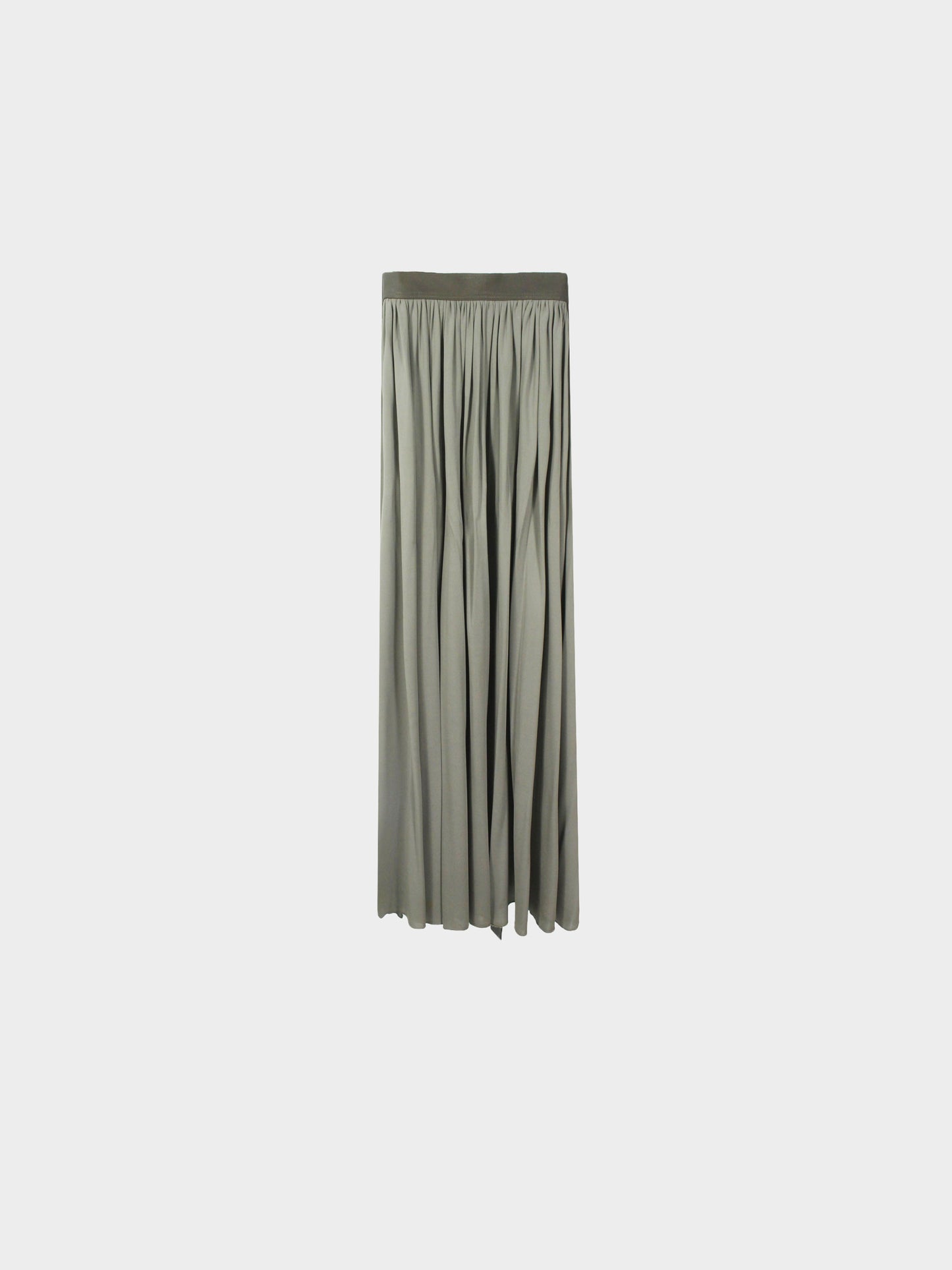 Céline by Phoebe Philo 2000s Gray Pleated Skirt