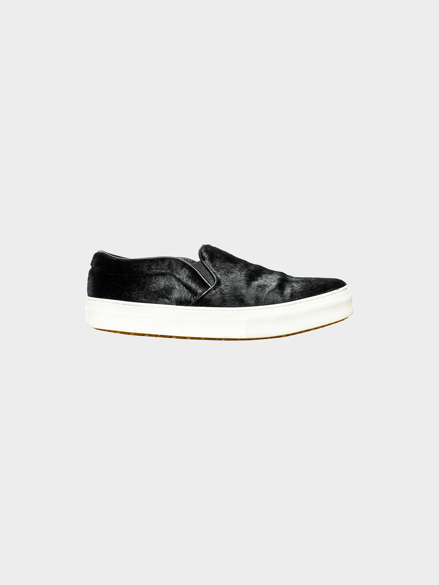 Céline by Phoebe Philo 2010s Pony Hair Slip-Ons
