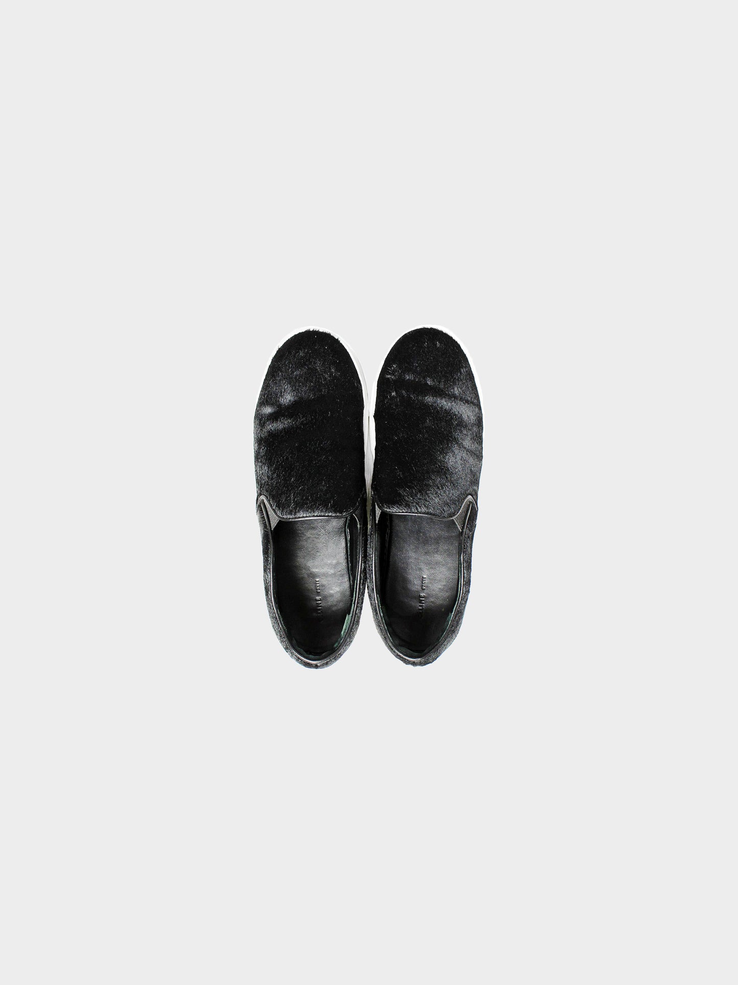 Céline by Phoebe Philo 2010s Pony Hair Slip-Ons