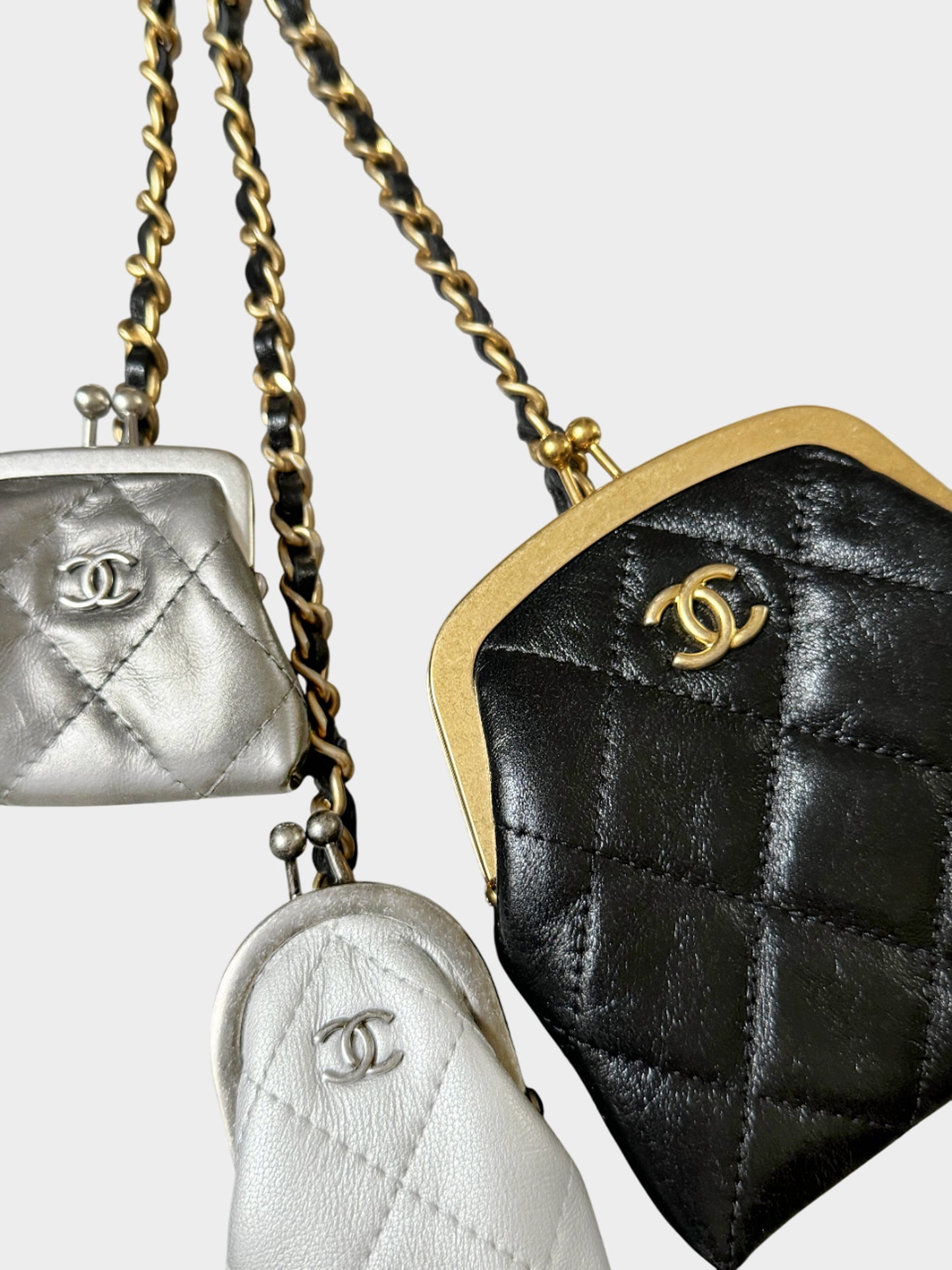 Chanel Pre-Fall 2022 Multi Mini Clutch with Chain Handle
