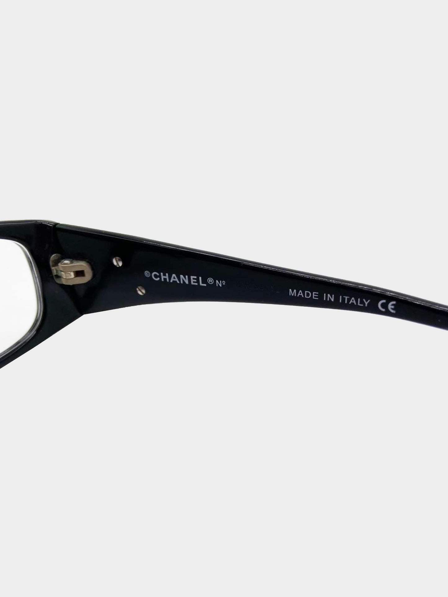 Chanel 2000s Bi-Color CC Logo Glasses