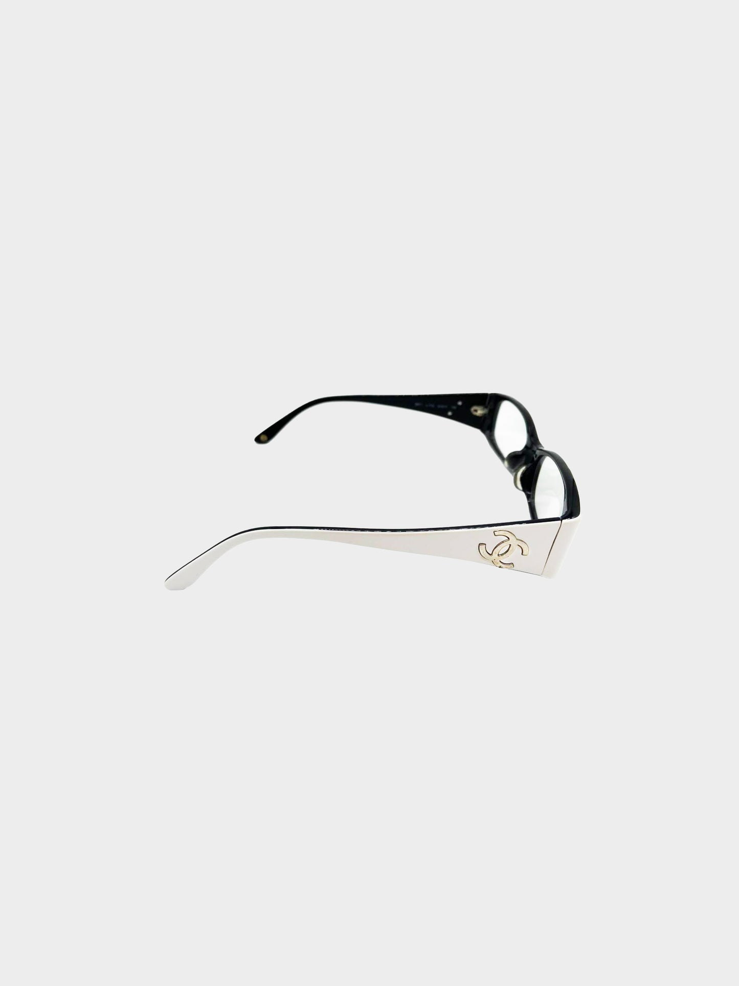 Chanel 2000s Bi-Color CC Logo Glasses