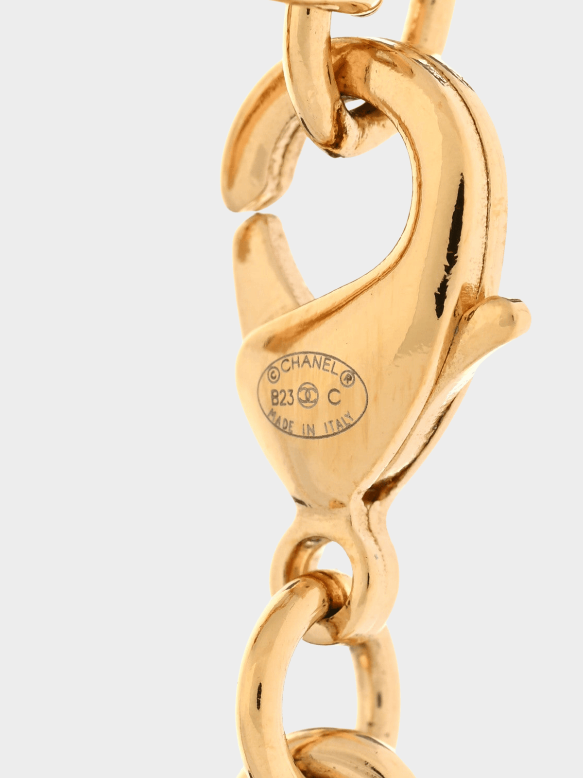 Chanel 2000s Gold Gripoix Heart Pendant Necklace