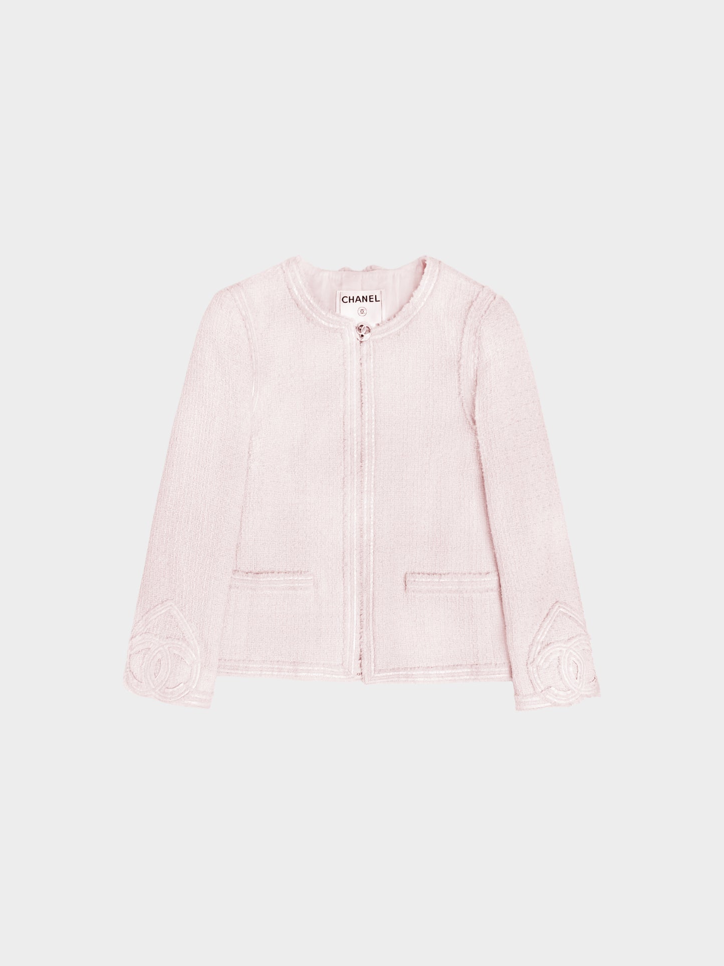 Chanel by Karl Lagerfeld Resort 2009 Light Pink Wool Tweed Jacket