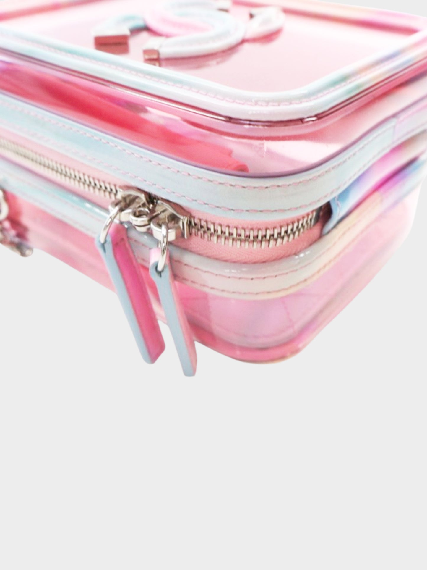 Chanel 2020 Multicolor PVC Filigree Vertical Vanity Case