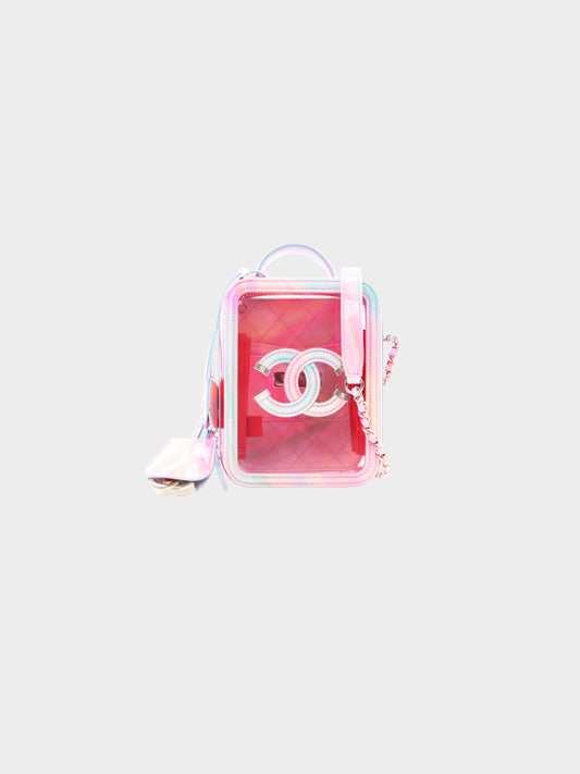 Chanel 2020 Multicolor PVC Filigree Vertical Vanity Case