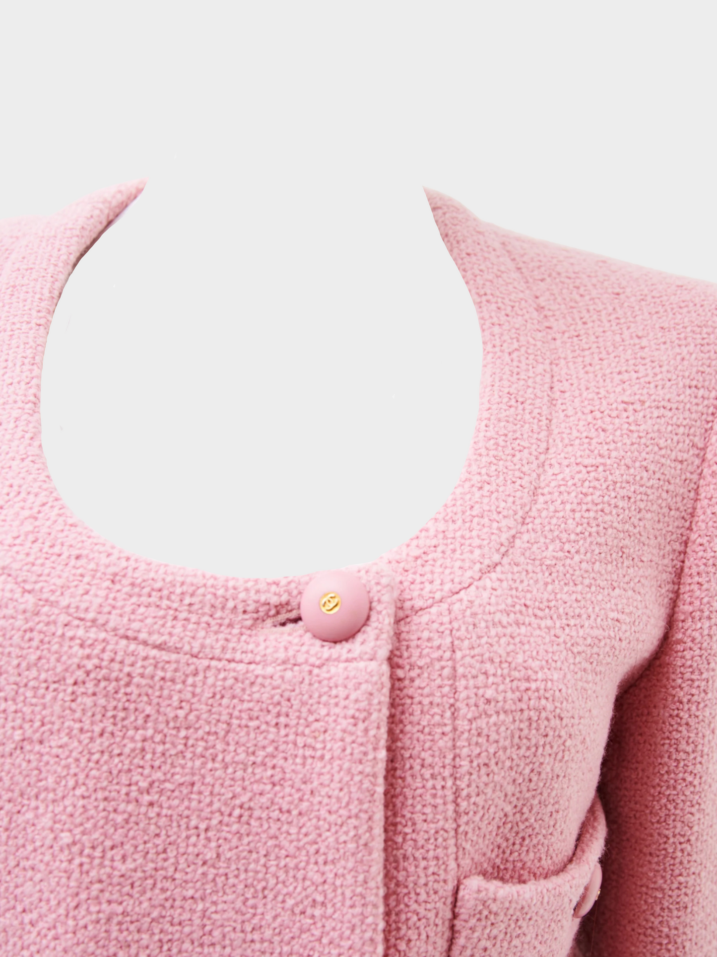 Chanel by Karl Lagerfield SS 1992 Pink Wool Tailleur Set