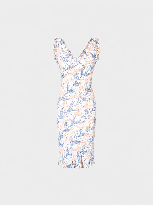 Chloé SS 1999 by Stella McCartney Printed Ruffle Dress