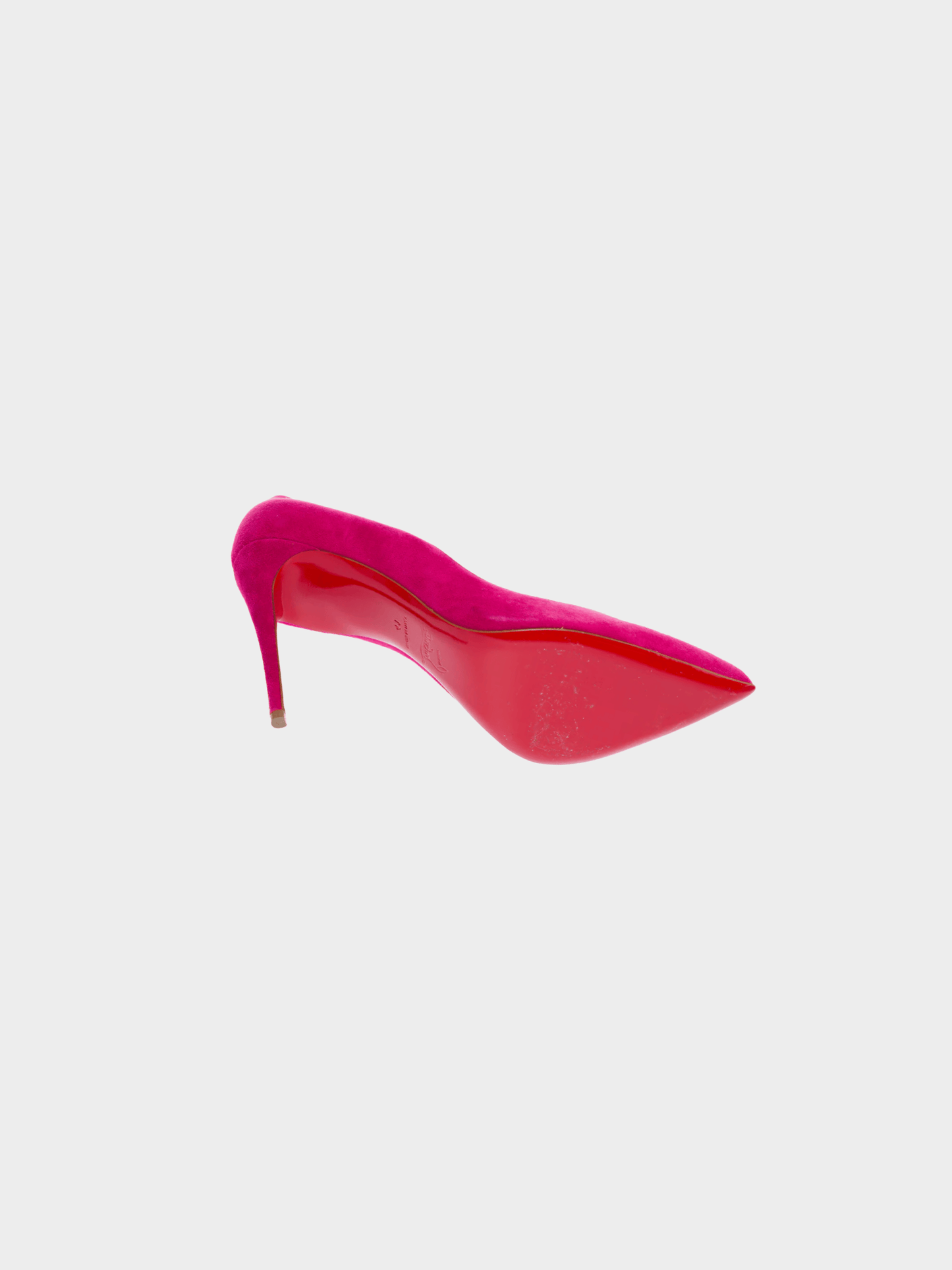 Christian Louboutin 2010s Pigalle Pink Suede Pumps