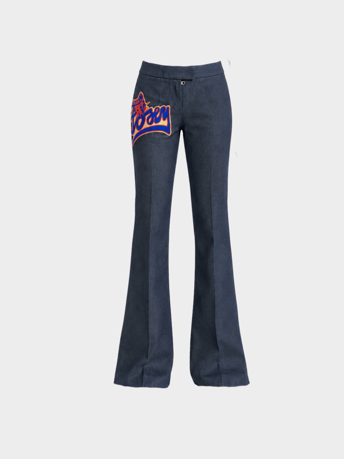 Chloe by Stella McCartney FW 2001 ‘Foxy’ Patch Flared Jeans