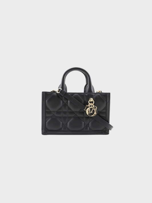 Christian Dior 2024 Black Mini Dior Book Tote