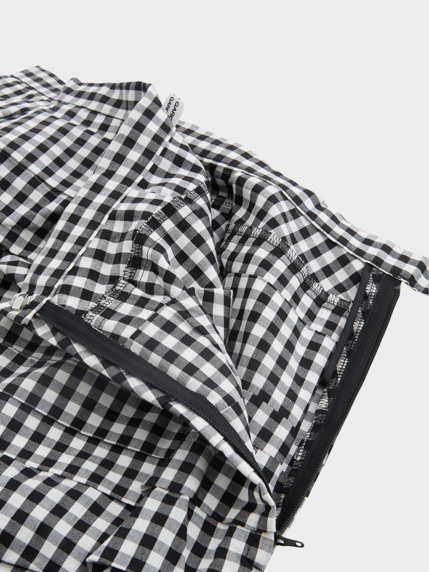 Comme des Garçons FW 2005 Deformed Cotton Frill Gingham skirt