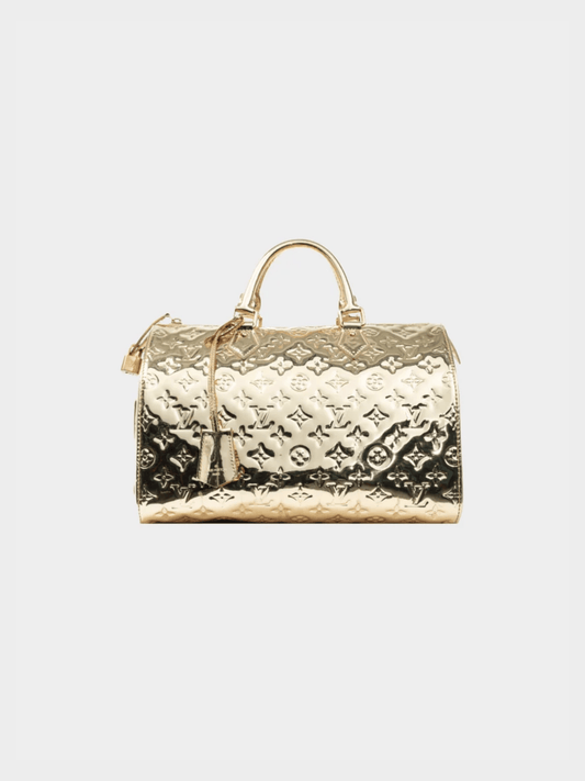 Louis Vuitton 2006 Rare Gold Speedy 30