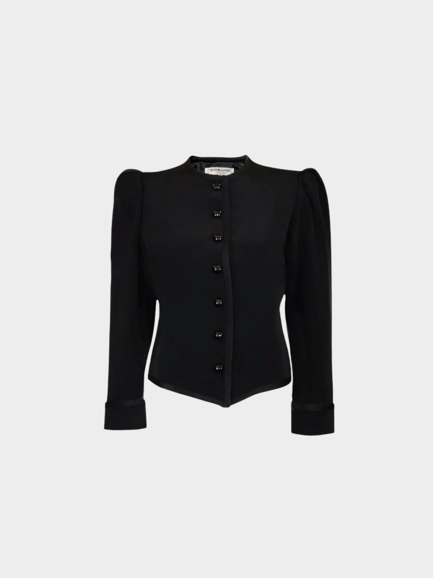 Yves Saint Laurent 1980s Black Cordé Jacket