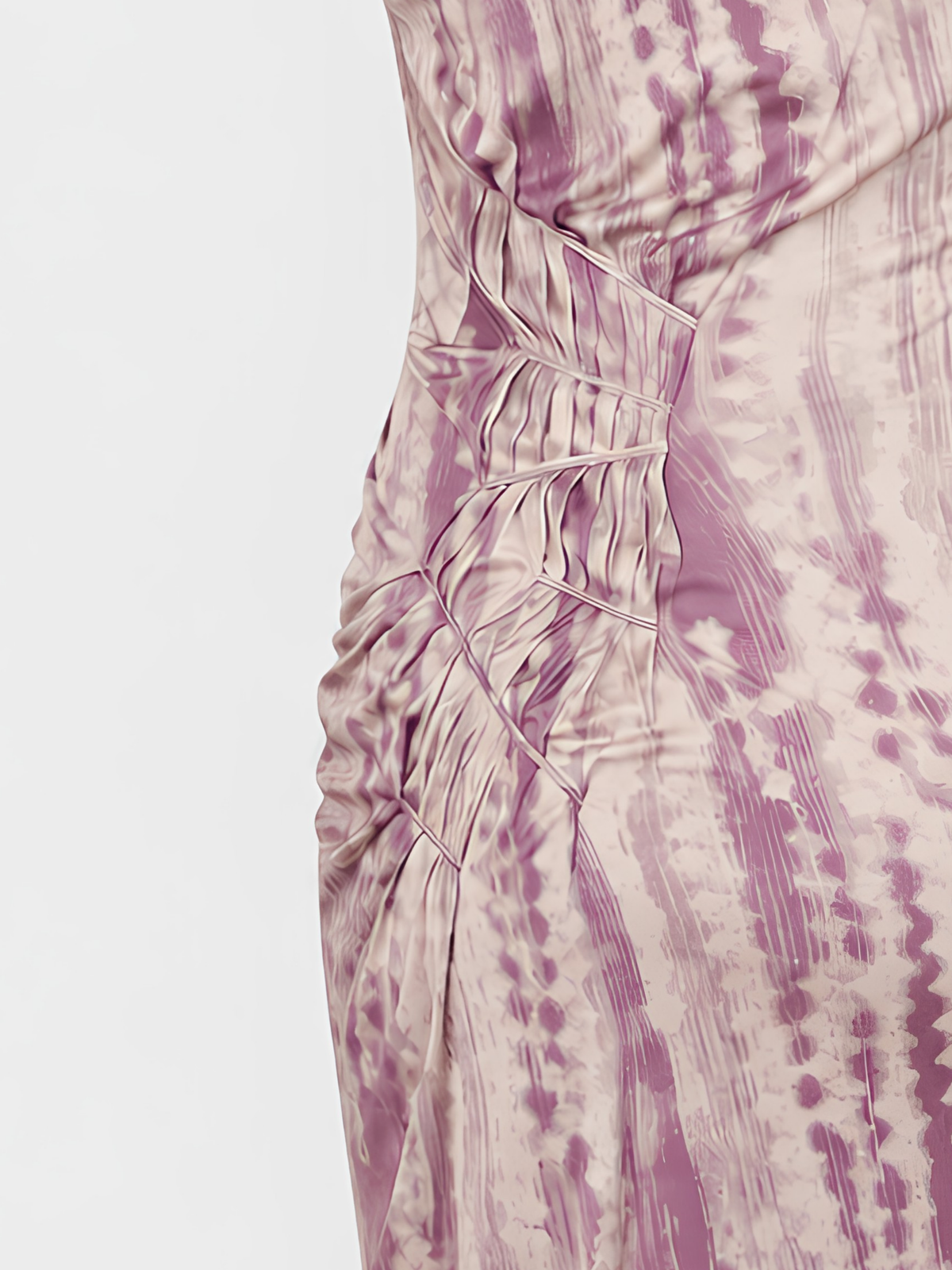 Gianni Versace SS 1999 Purple Tie Dye Dress