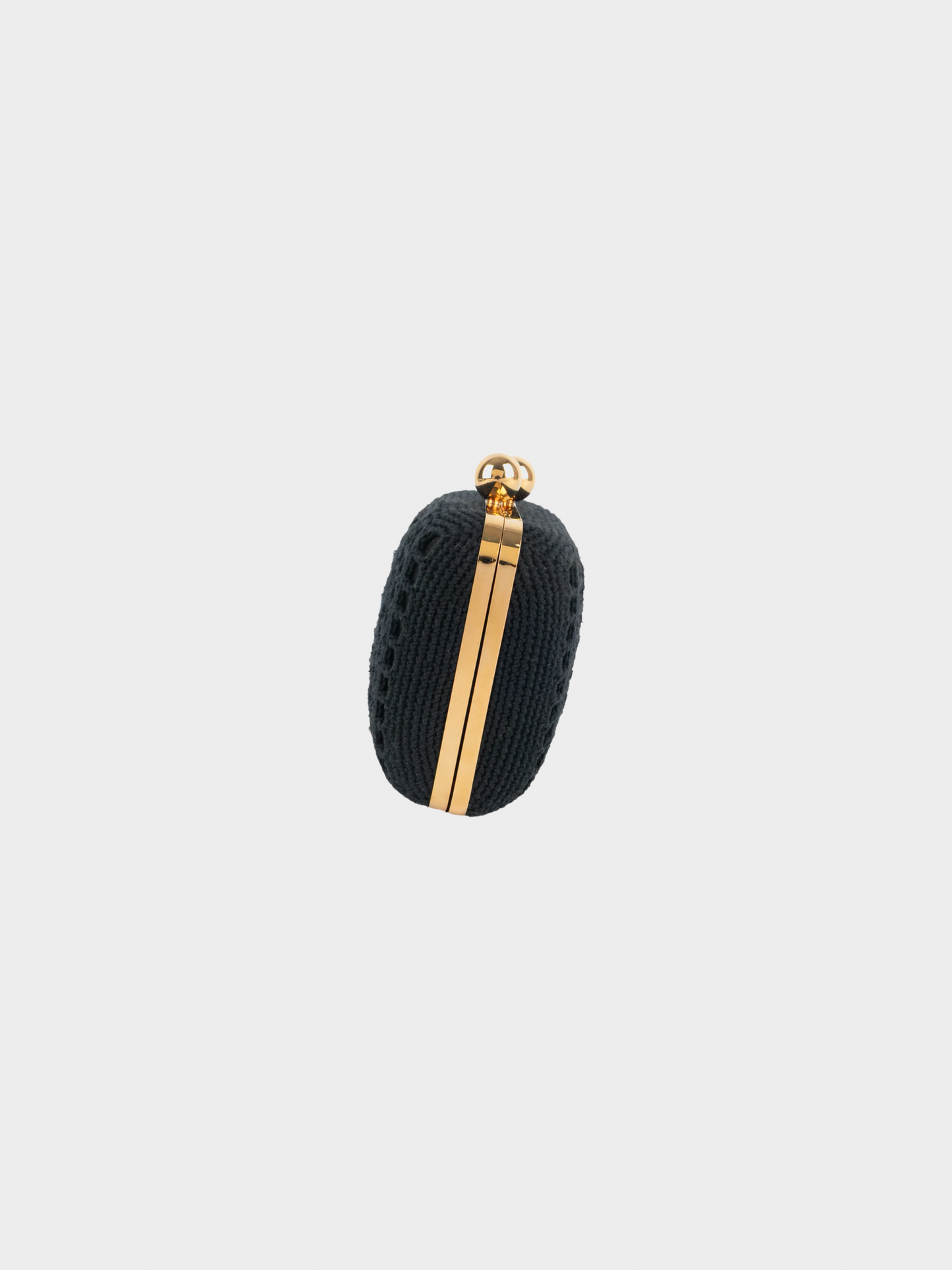 Dolce and Gabbana 2010s Black Minaudière Bag