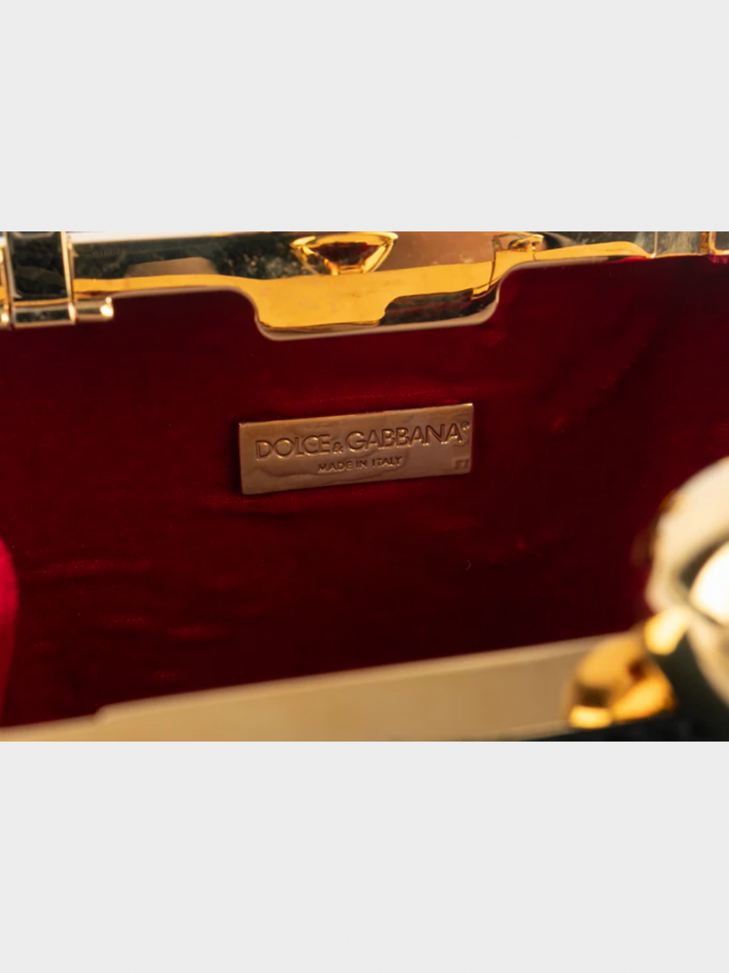 Dolce and Gabbana 2010s Black Minaudière Bag