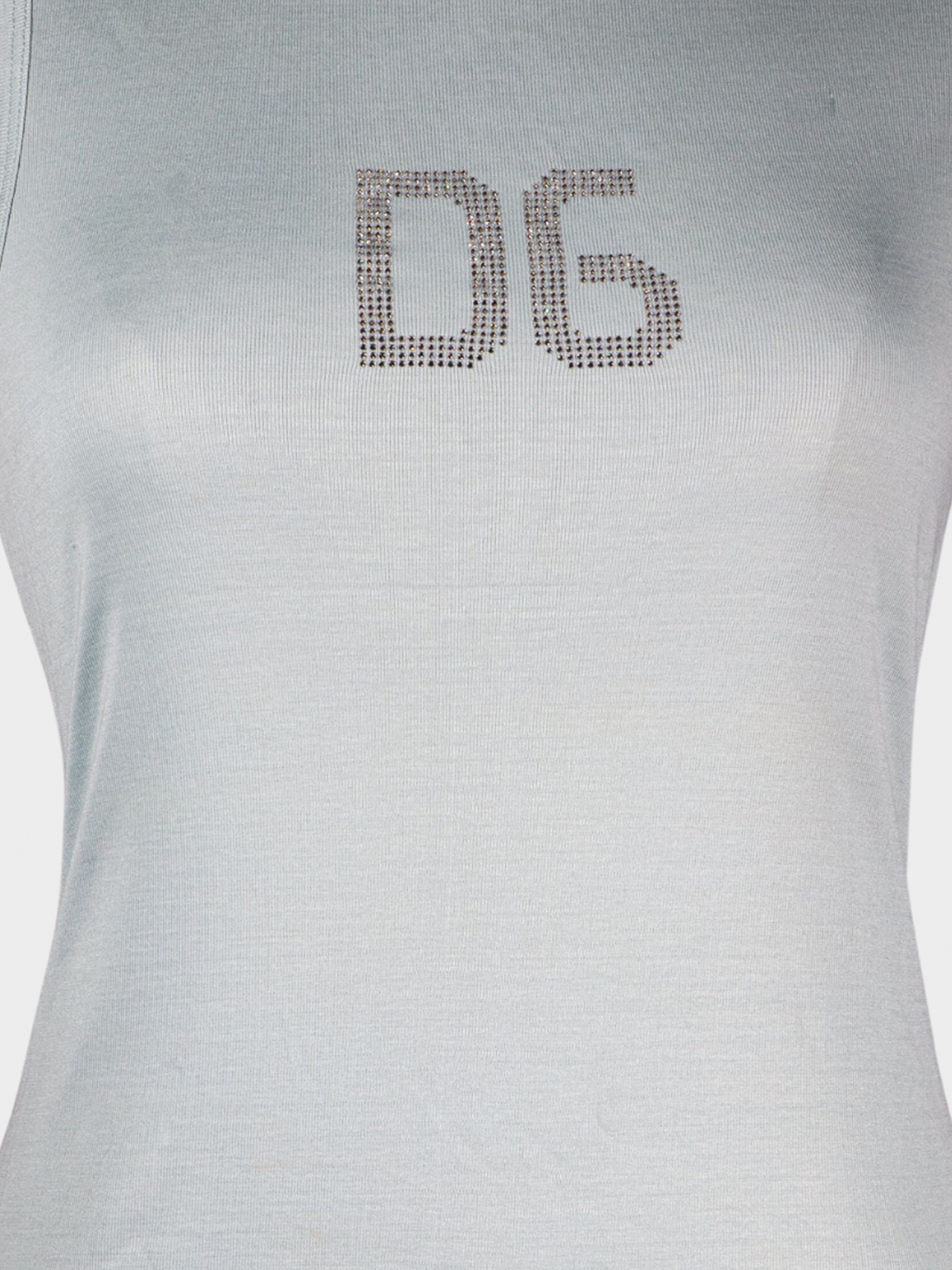 Dolce and Gabbana 2000s Seafoam Green Cotton Tank Top