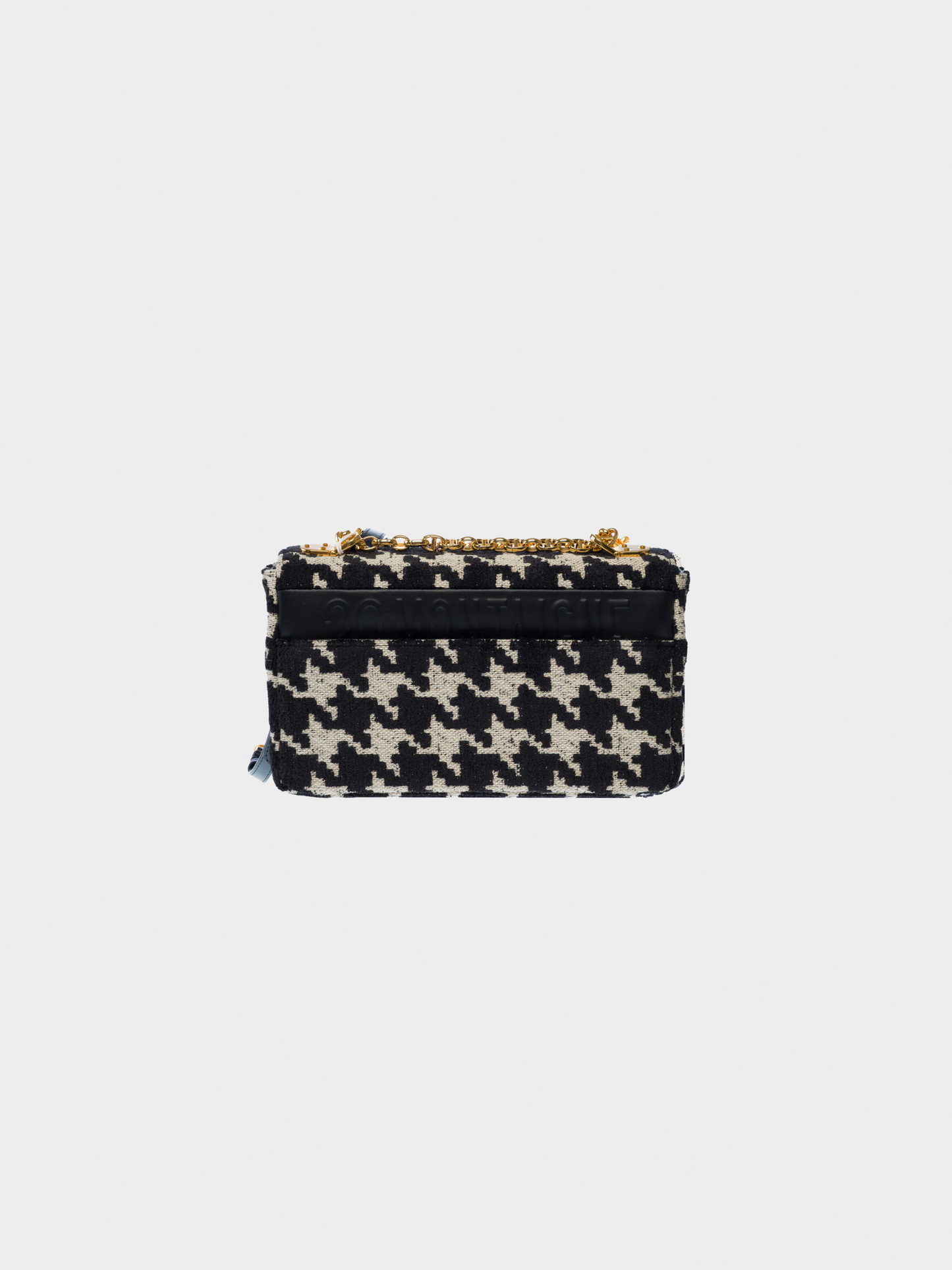 Christian Dior 2021 Medium Houndstooth Caro Bag