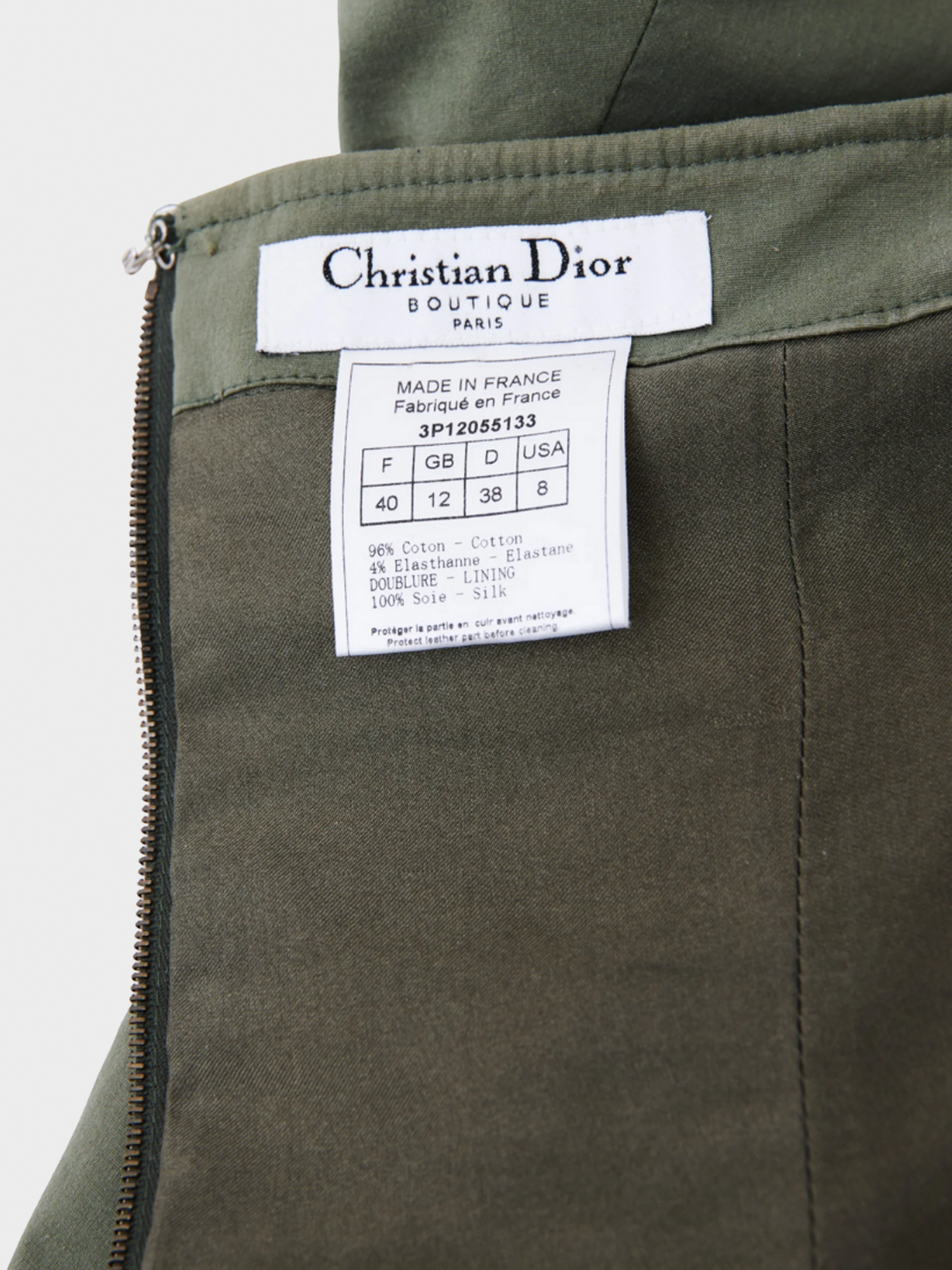 Christian Dior by John Galliano SS 2003 Military Khaki Bondage Set