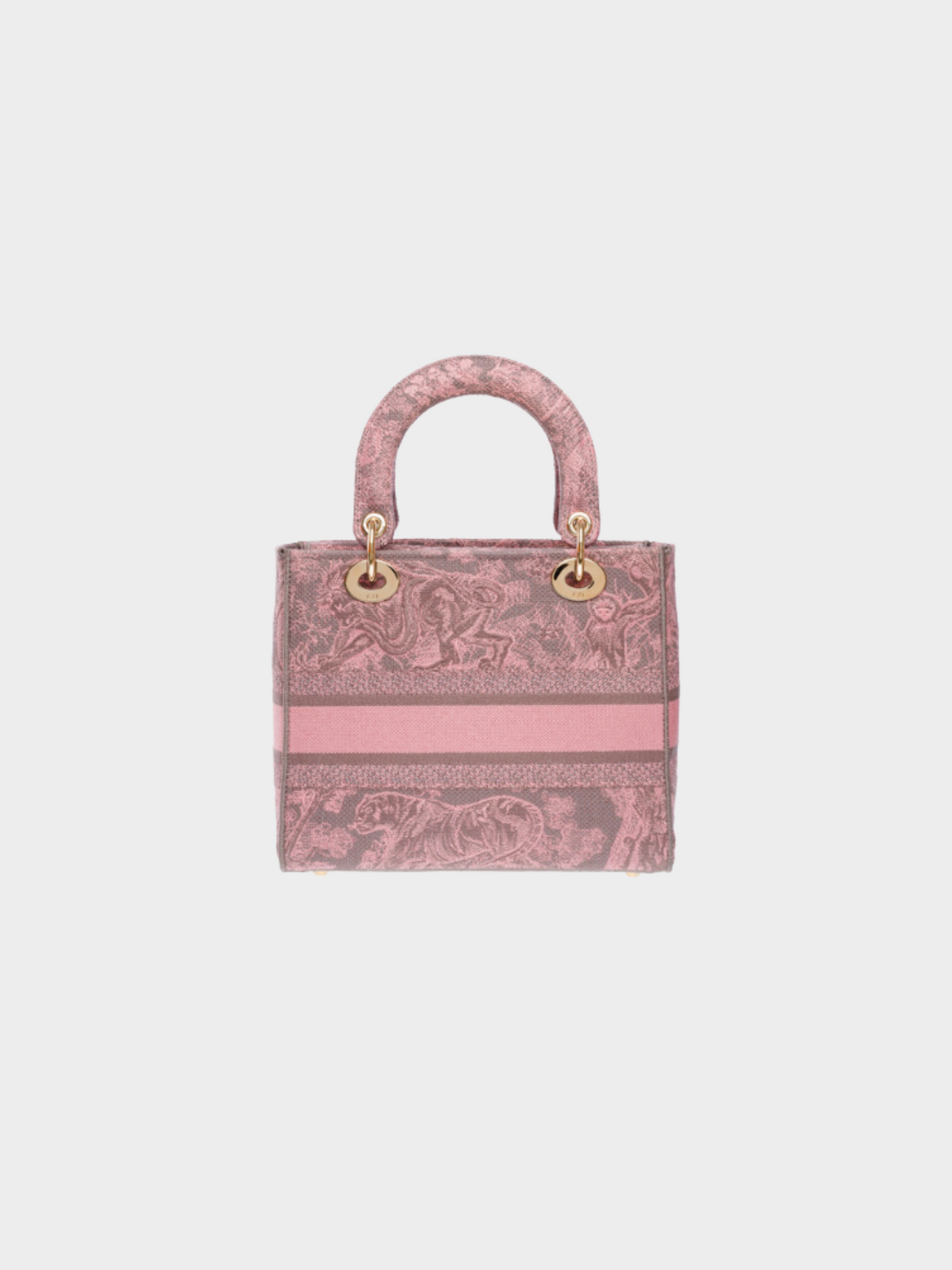 Christian Dior Cruise 2022 Lady D-lite Pink Toile de Jouy Reverse Motif Bag