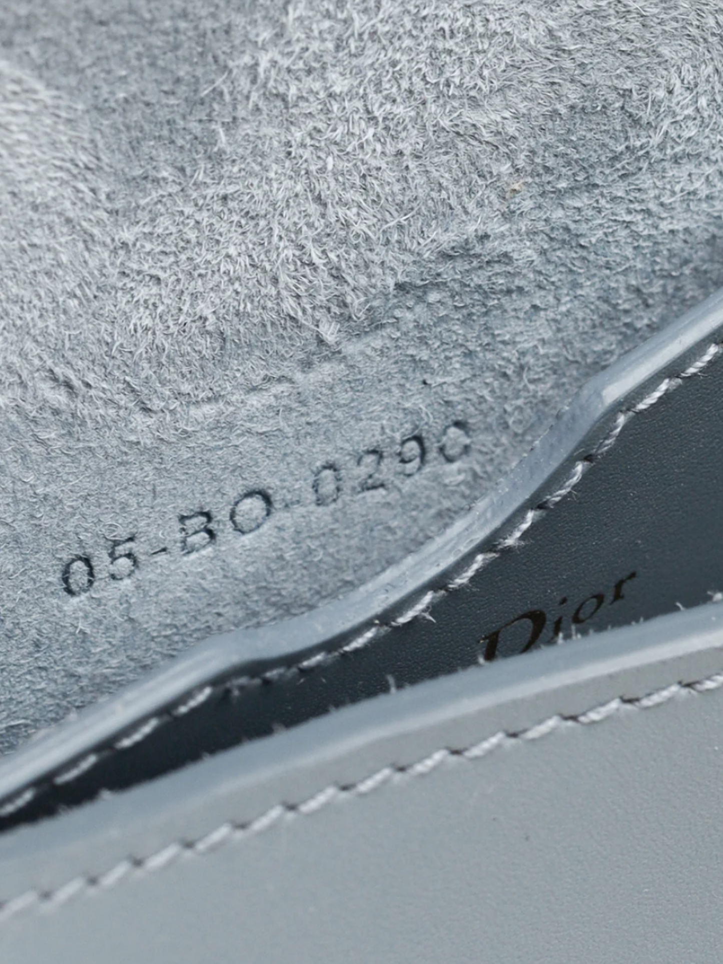 Christian Dior Cruise 2020 Bobby Blue Calfskin Leather Crossbody Bag