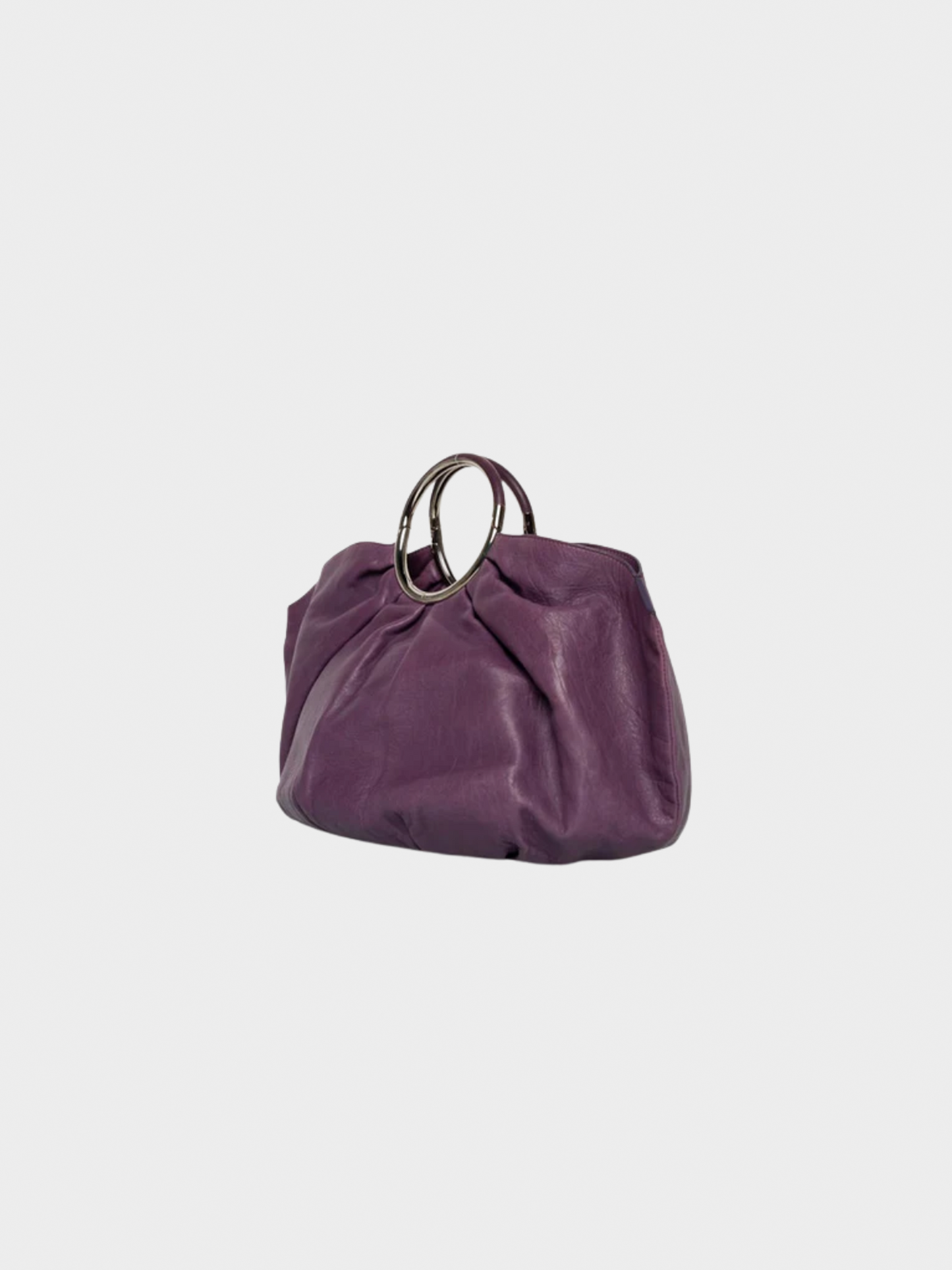 Christian Dior 2008 Purple Leather Babe Bag