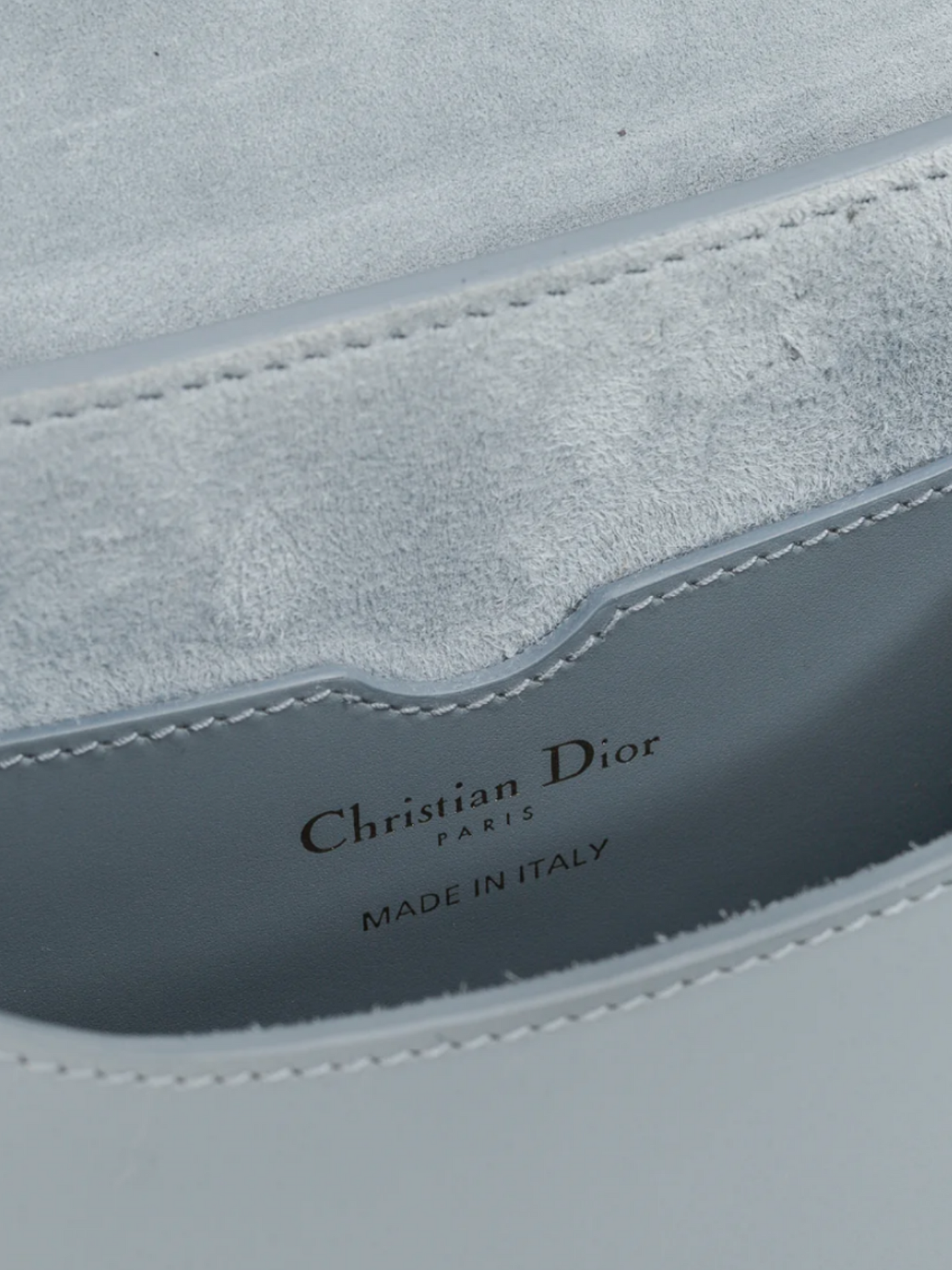 Christian Dior Cruise 2020 Bobby Blue Calfskin Leather Crossbody Bag