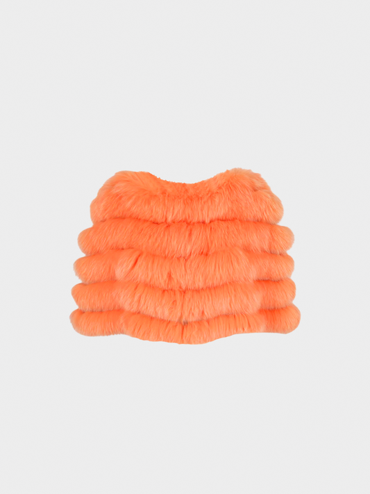 Christian Dior 1990s Peachy Fox Fur Bolero