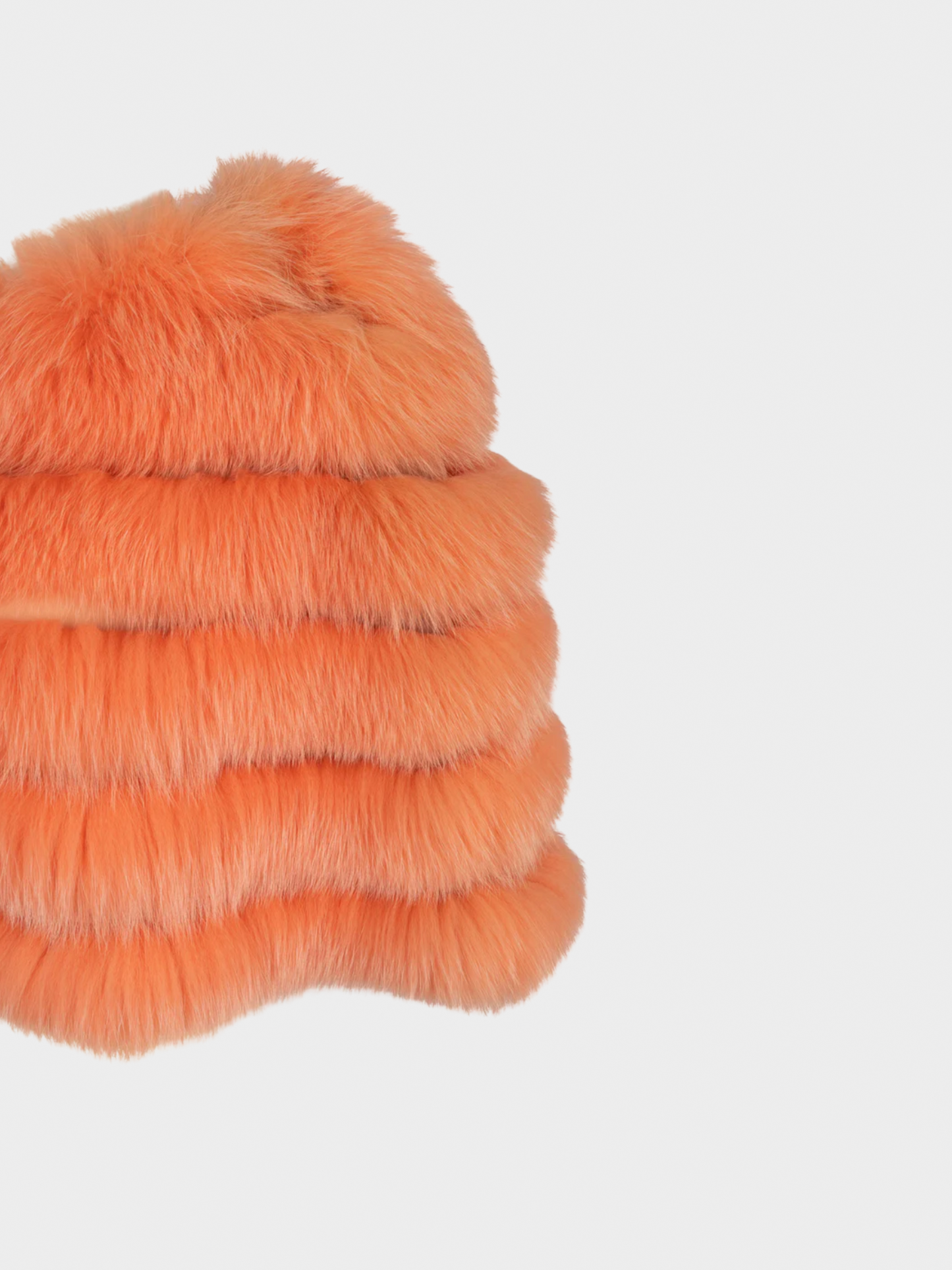 Christian Dior 1990s Peachy Fox Fur Bolero