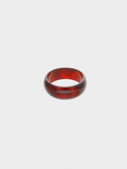 Christian Dior SS 2007 Homme Brown Lucite Bracelet