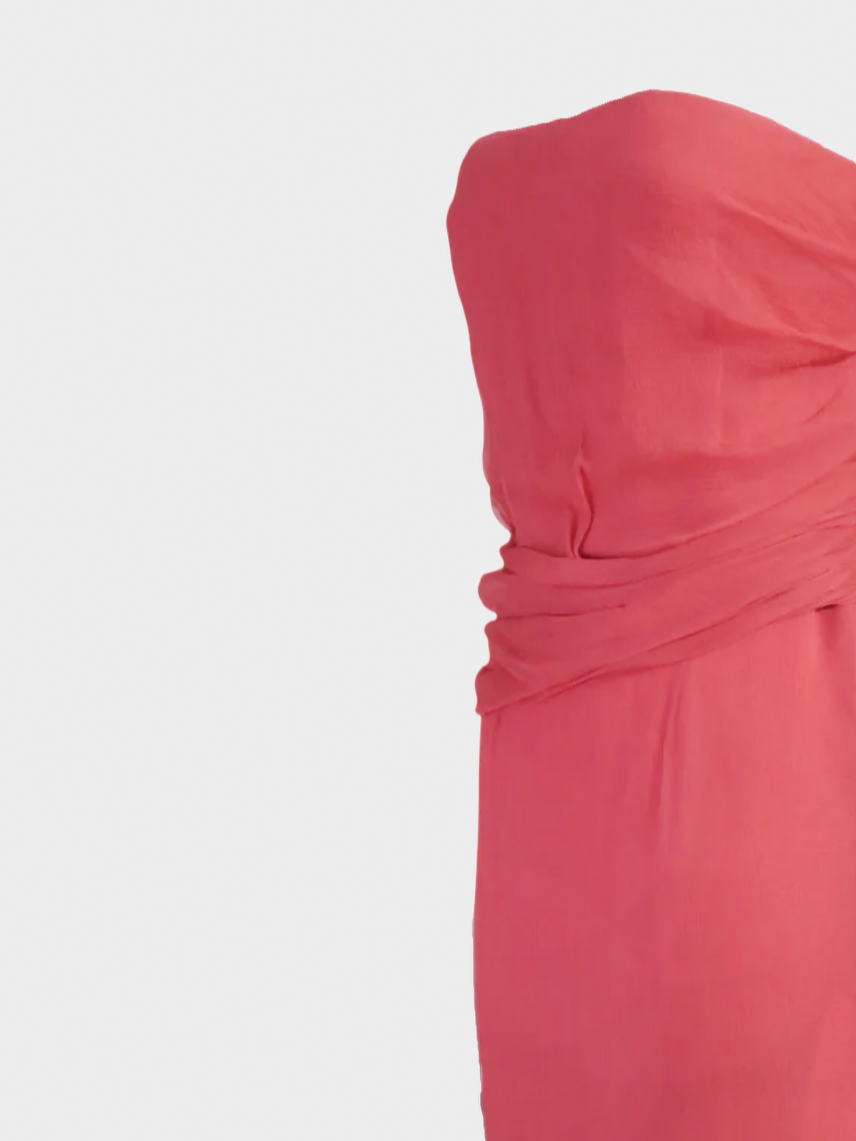 Christian Dior Cruise 2007 Coral Pink Silk Gown