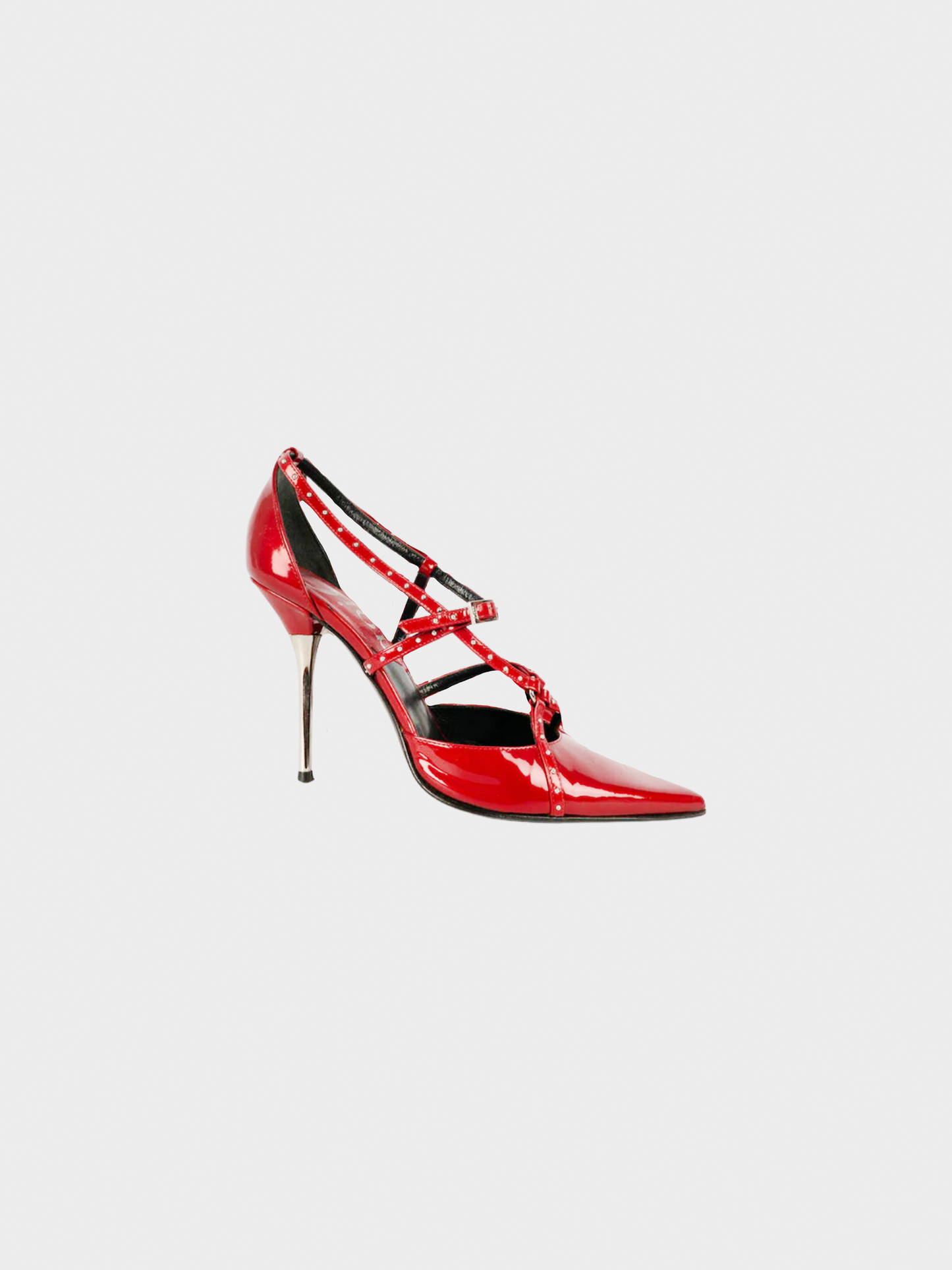 Christian Dior 2000s Red Patent Leather Pumps